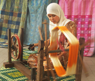 Songket Weaving